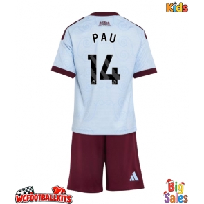 Aston Villa Pau Torres #14 Replica Third Stadium Kit for Kids 2026-27 Short Sleeve (+ pants)